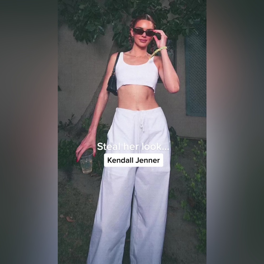 Local European wide leg multipocket pant